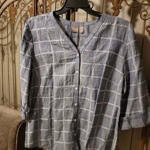 CHICO'S Linen Blouse